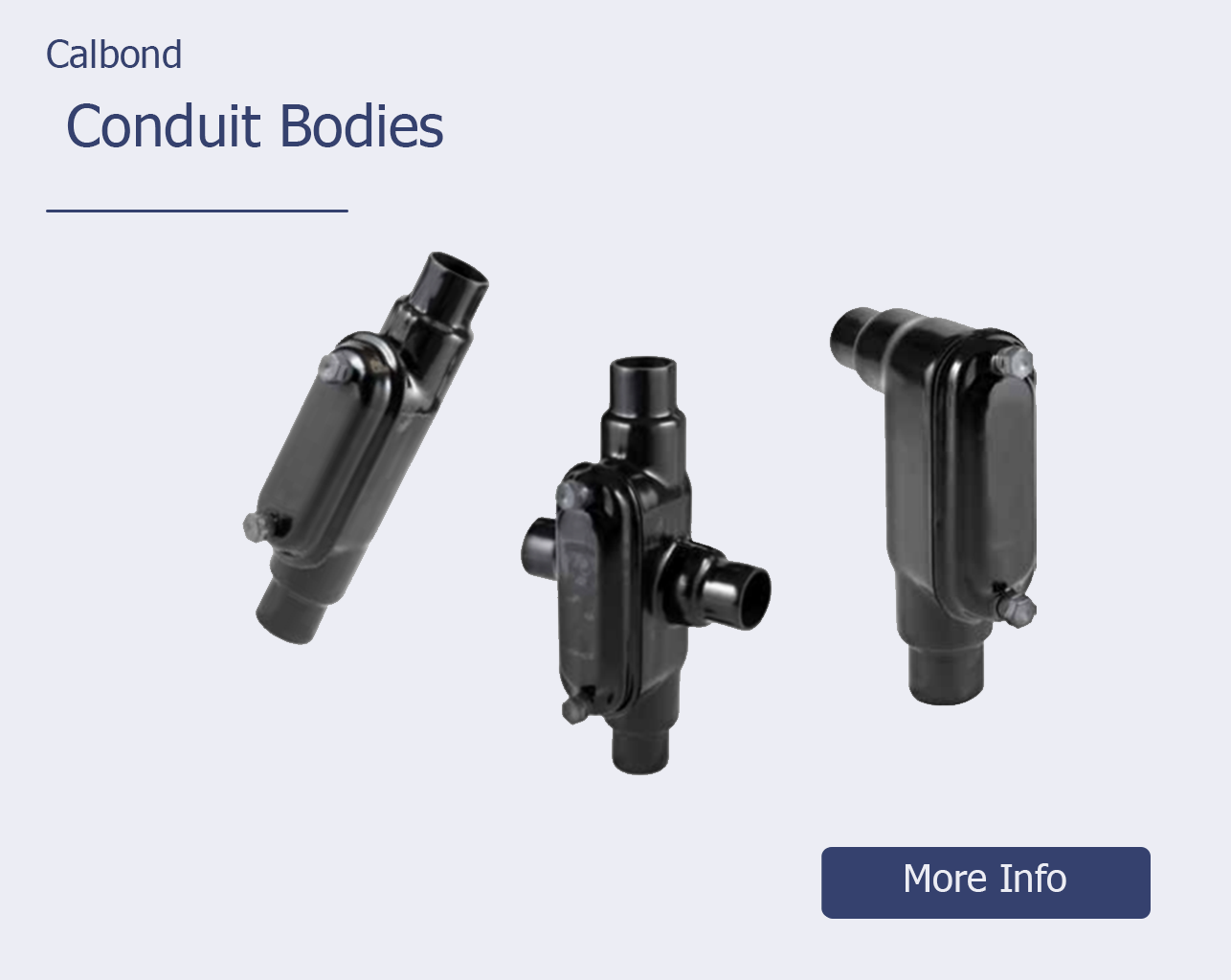 brazill.com – Featured Products -Calbond – Conduit Bodies – Grey