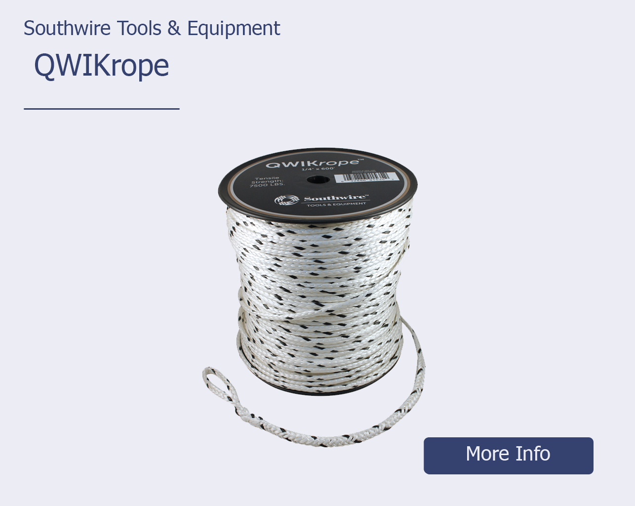 brazill.com – Featured Products – Southwire Tools – Qwikrope – Grey