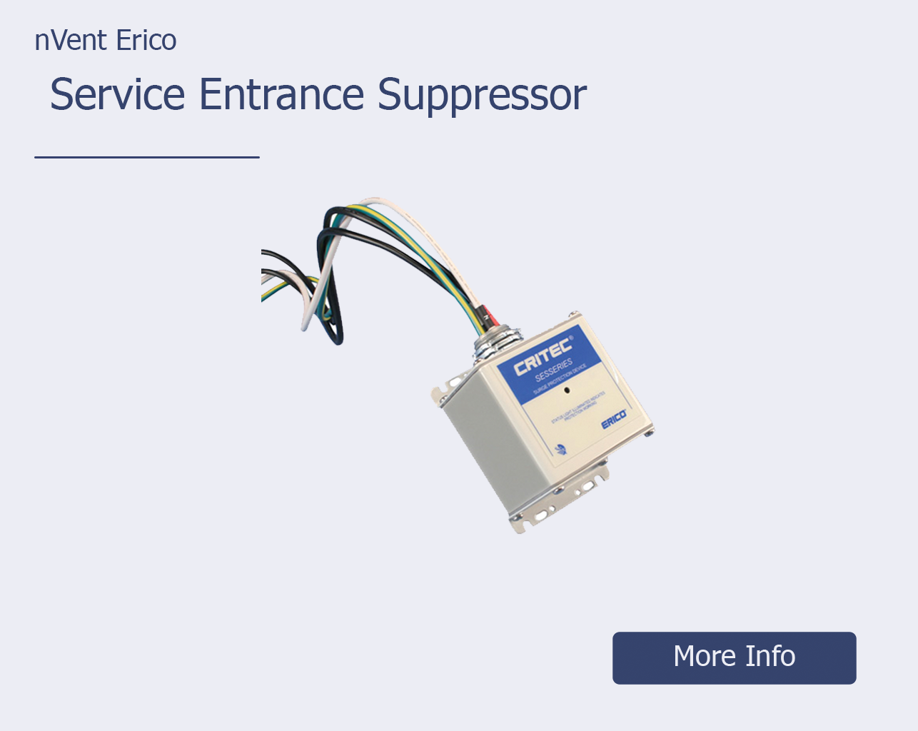 brazill.com – Industry – Erico SES40 Service Entrance Suppressor