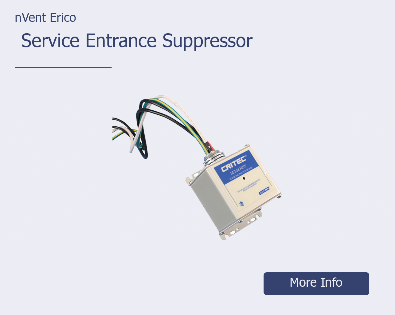 brazill.com – Featured Product – nVent Erico – Service Entrance Suppressor – Grey