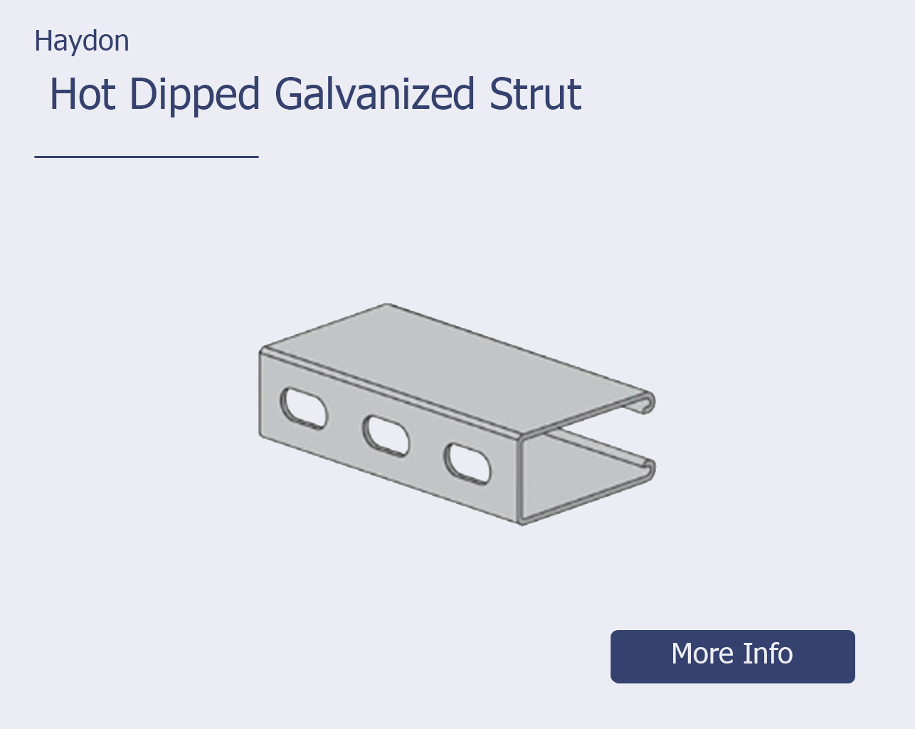 brazill.com – Featured Products – Haydon – Hot Dipped Gal Strut
