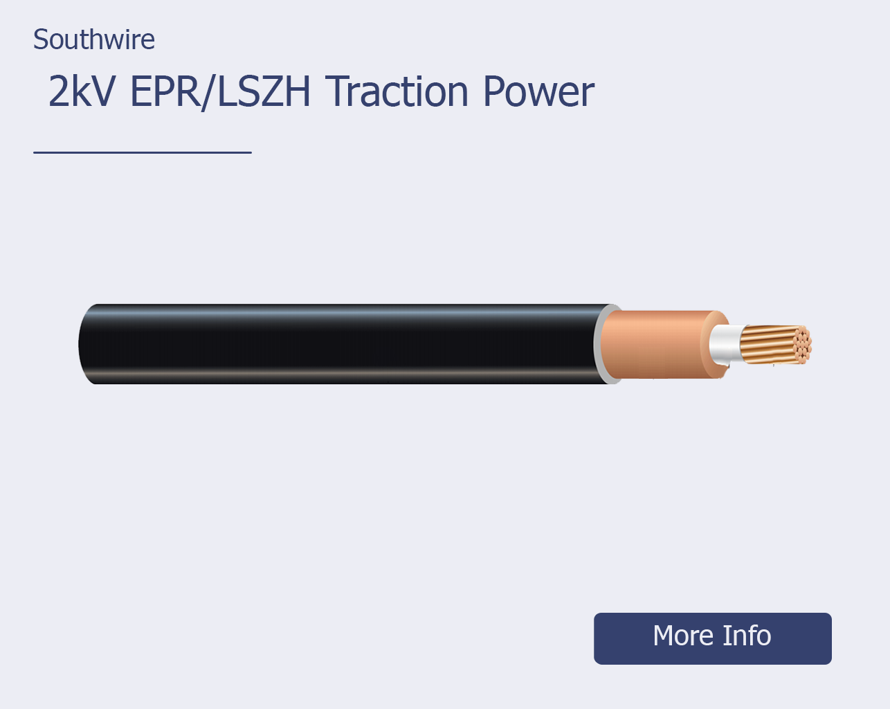 brazill.com – Featured Products – Southwire 2kV LSZH Traction Power – Grey