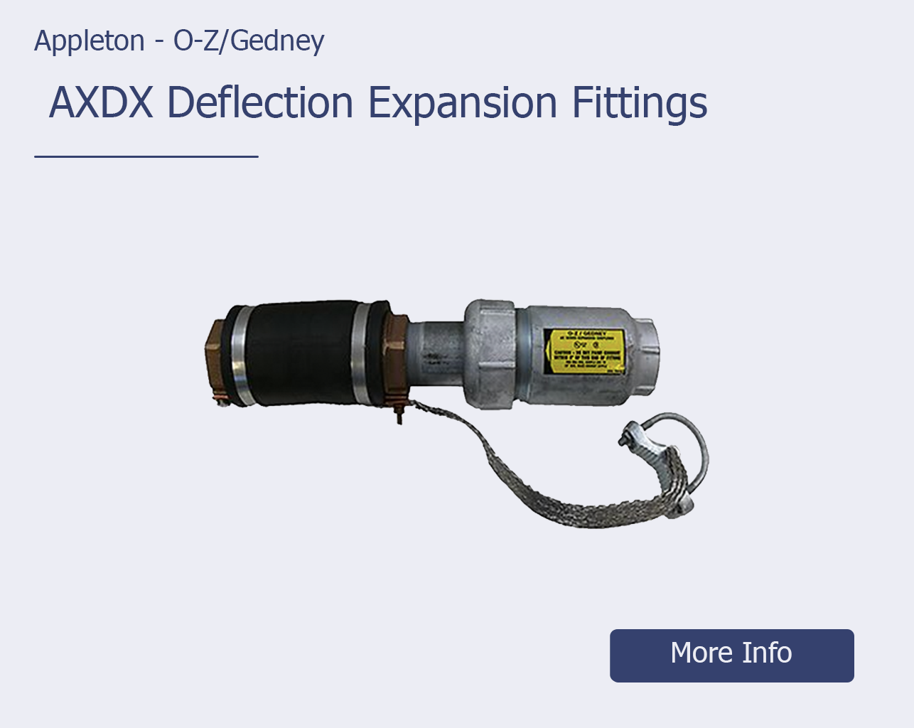 brazill.com – Industry – Appleton – AXDX Deflection Expansion Fittings