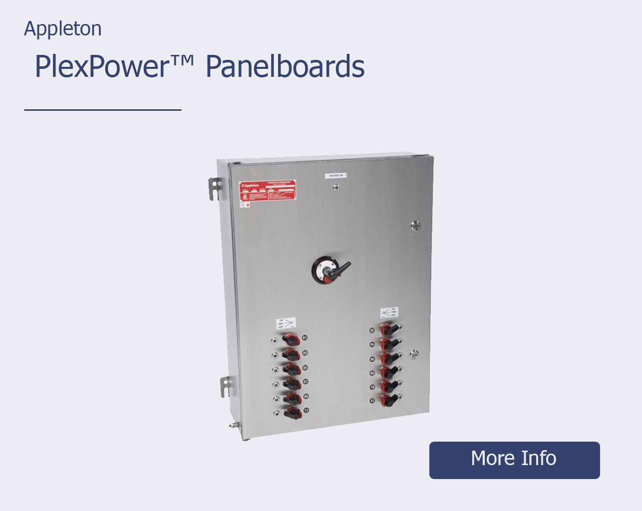 brazill.com – Featured Products – Appleton – Plexpower Panel – Grey
