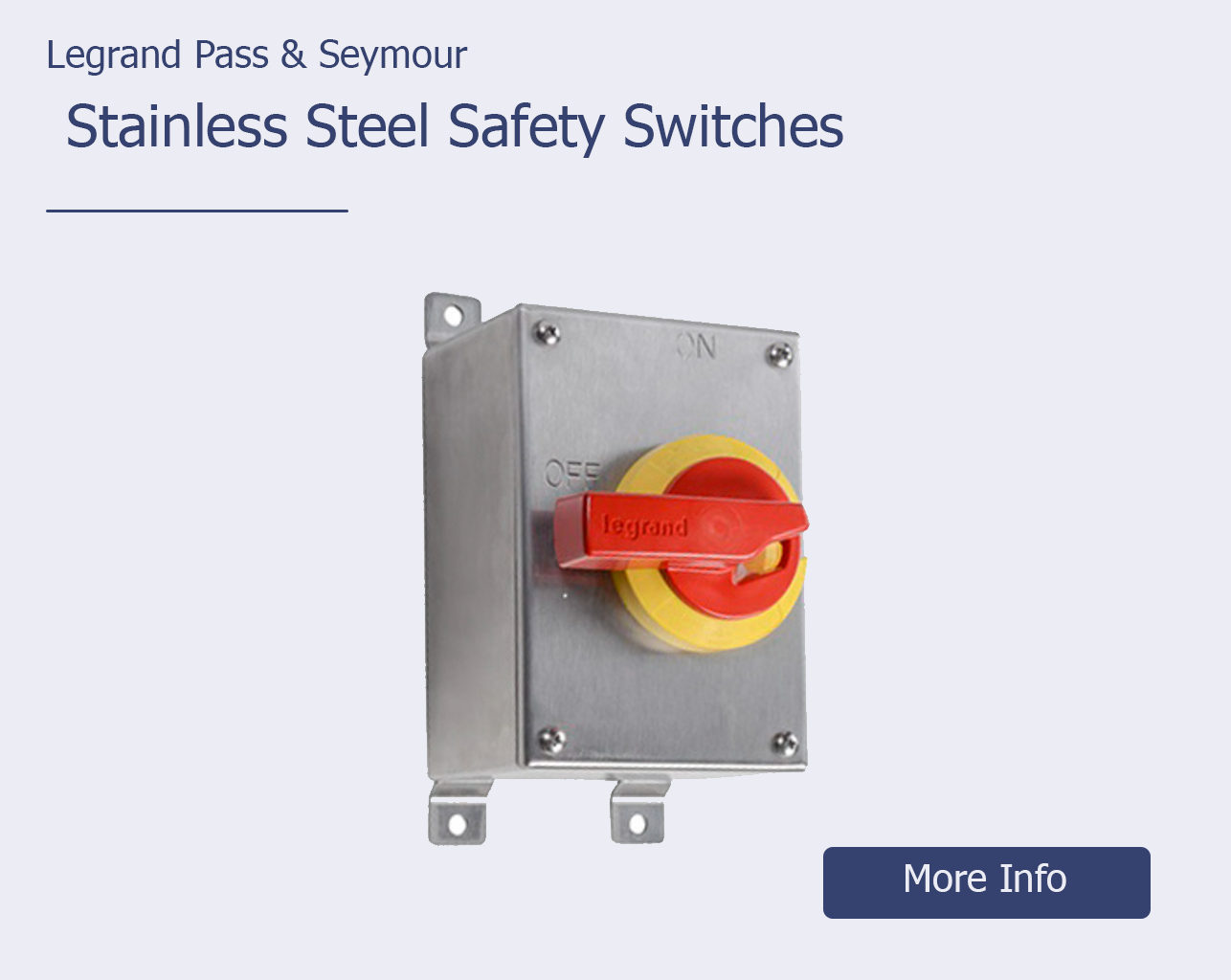 brazill.com – Featured Products – Legrand P&S – SS Safety Switches – Grey