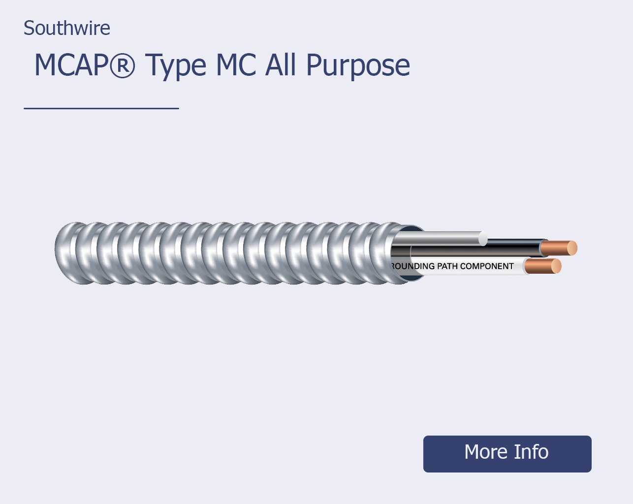 brazill.com – Featured Products – Southwire – MCAP – Grey