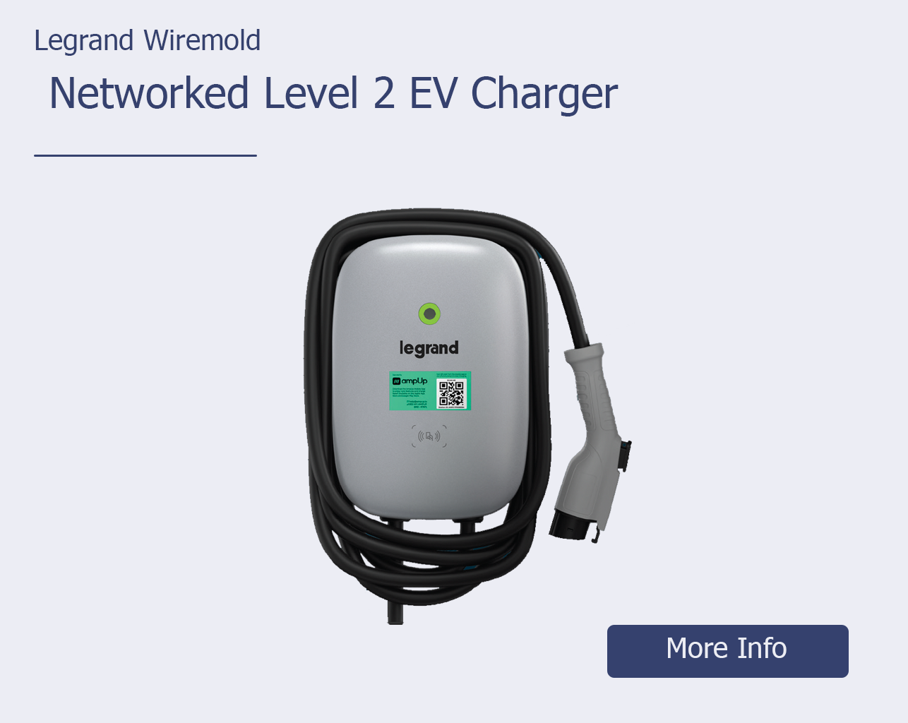 brazill.com – EV Charging – Legrand Wiremold – Networked Level 2 EV Charger – Grey