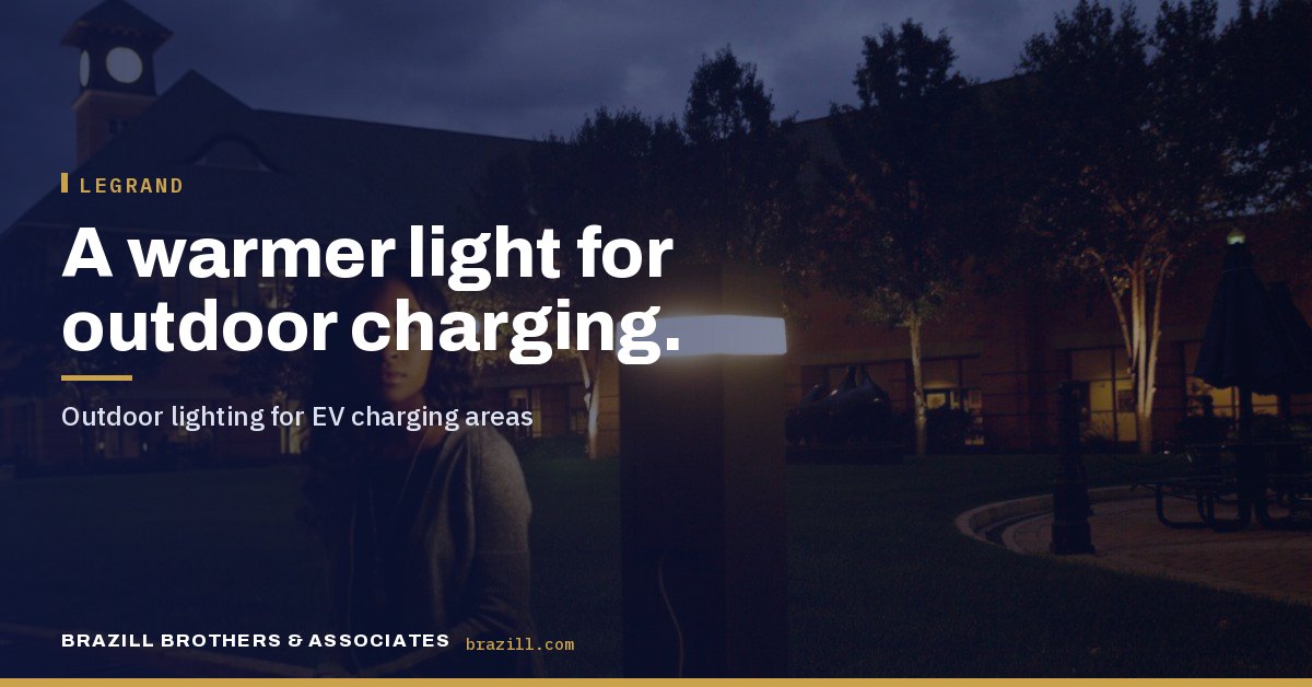 A warmer light for outdoor charging: Outdoor lighting for EV charging areas