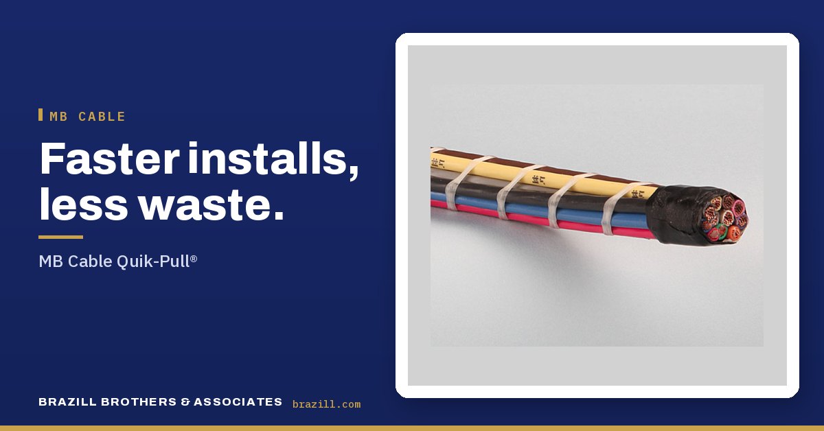 Faster installs, less waste: MB Cable Quik-Pull®
