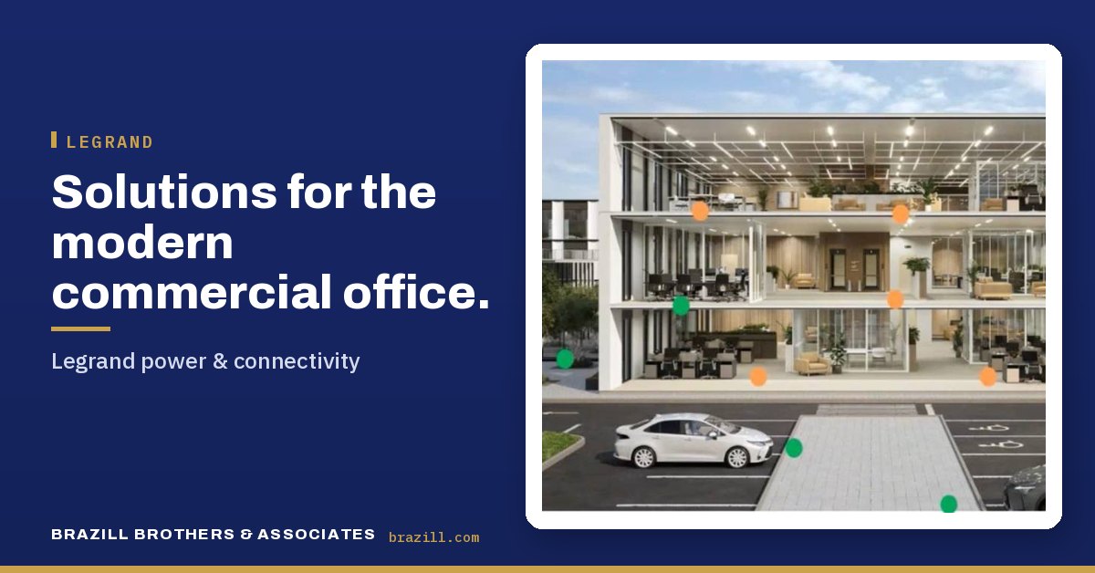 Solutions for the modern commercial office: Legrand power & connectivity