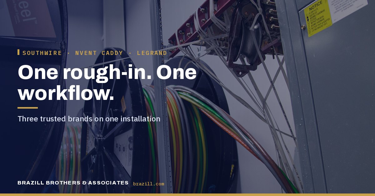 One rough-in. One workflow: Three trusted brands on one installation