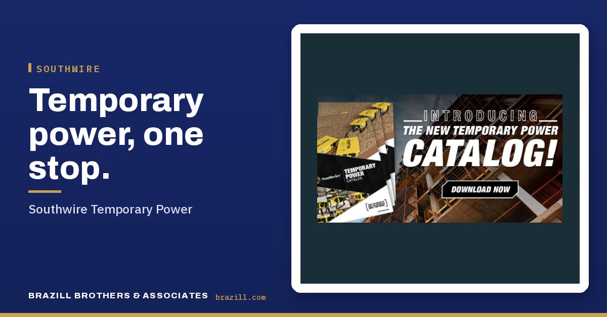 Temporary power, one stop: Southwire Temporary Power